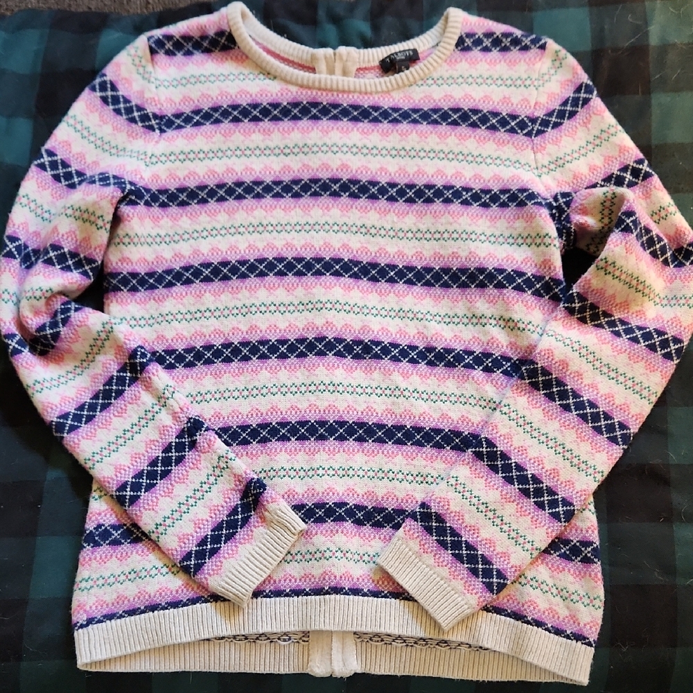 Talbots Multicolor Striped Women's Sweater
